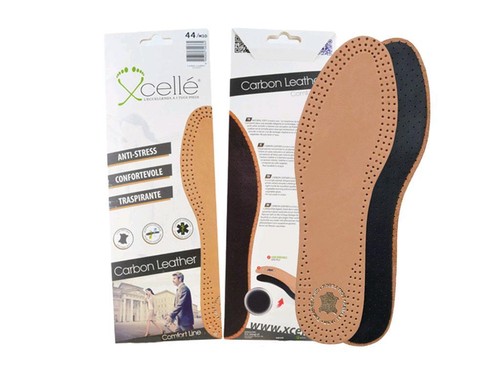 Sottopiede cuoio carbone - in,