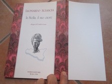 L.SCIASCIA la Sicilia il suo cuore disegni Emilio GRECO editore BARDI Roma 1996