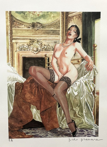 Stampa artistica milo manara - manara,