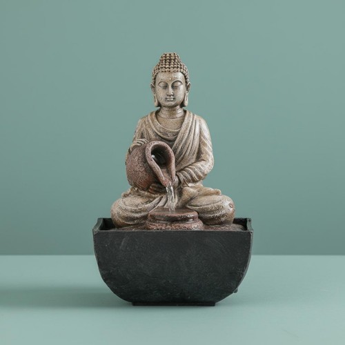 Fontana tavolo con buddha - tavolo,
