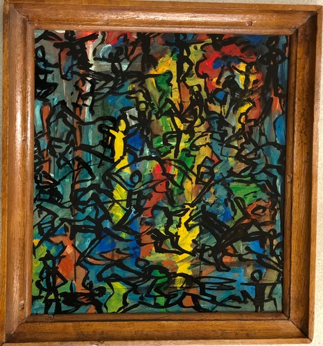 Disegno tempera con - ,