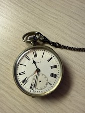 Antico Orologio Da Tasca Cassa In Argento 900