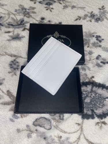 Portacarte prada bianco - portacarte,