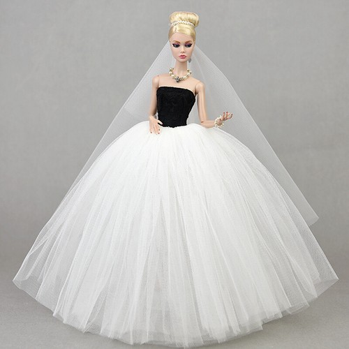 Abito sposa bianco nero per - abito,