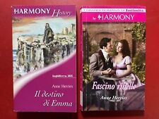 Anne HERRIES Lotto 2 Libri Harmony IL DESTINO DI EMMA + FASCINO RIBELLE History
