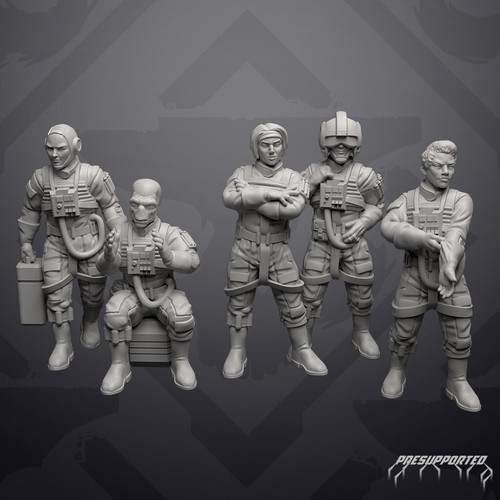 Miniature star wars legion - star,