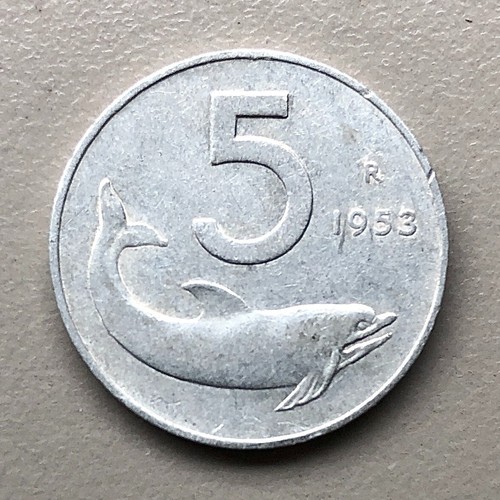 Moneta lire 1953 - moneta,