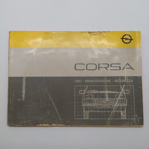Libretto uso manutenzione opel - uso,