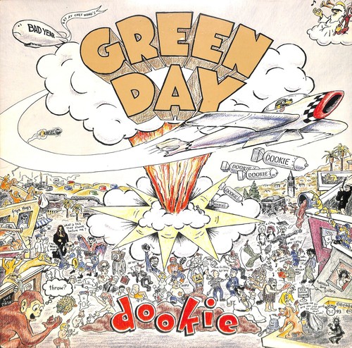Green day dookie lp - green, made