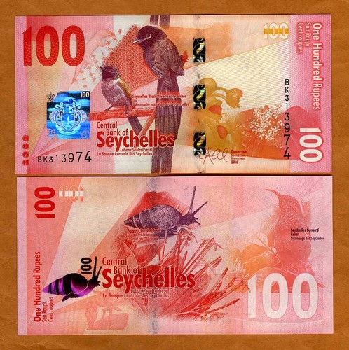 Seychelles 100 rupie 2016 - seychelles,, rupie,