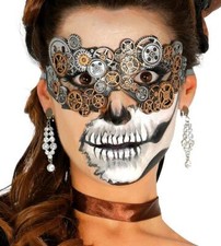 Maschera steampunk ingranaggi