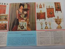 Brochure Super Cassette Premio Vecchia Romagna Etichetta nera anno 1962
