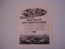 advertising Pubblicità 1973 FORD TAUNUS/ESCORT/CAPRI