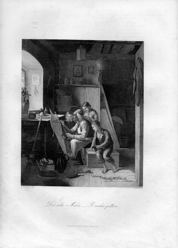 Stampa antica bambini che - stampa,