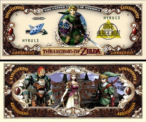 Leggenda zelda banconota - leggenda,