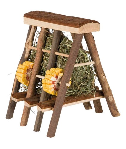 Mangiatoia con fieno anelli - fieno,