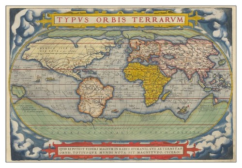 Mappa del mondo abraham - mappa,