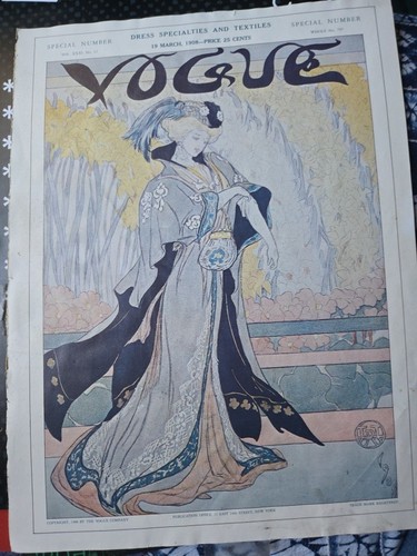 Poster vintage vogue fashion - vogue,