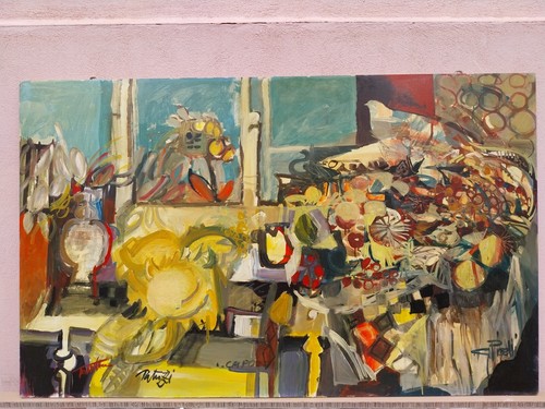 Dipinto olio del 1979 - , di