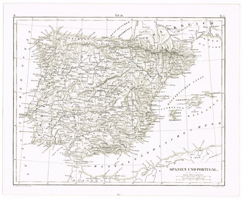 Antica stampa vintage 1851 - stampa,