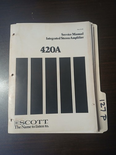 Scott 420a manuale servizio - scott,