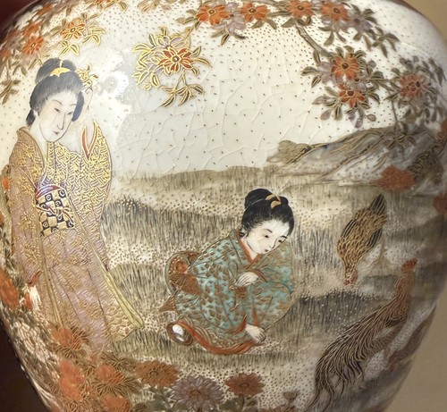 Vaso satsuma periodo meiji - satsuma,