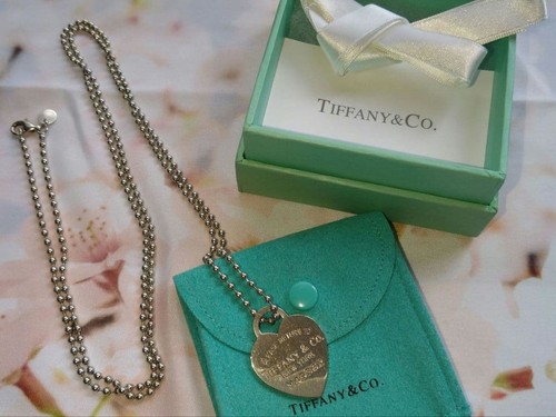 Collana con etichetta tiffany - collana,