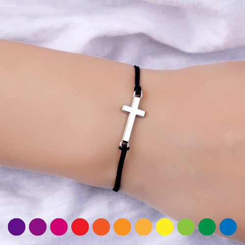 Bracciale con ciondolo - , croce