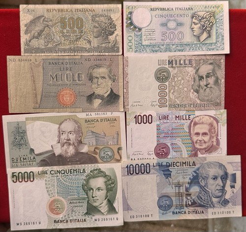 Numismatica lotto banconote - numismatica, 8