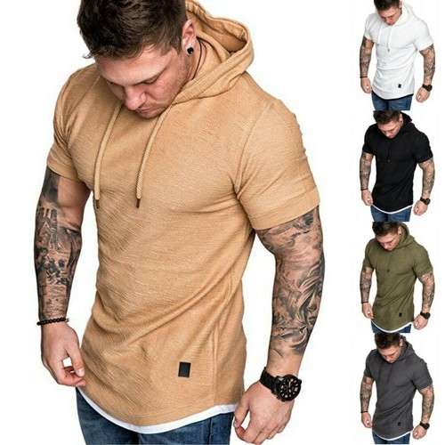 Shirt uomo con cappuccio - t-shirt,
