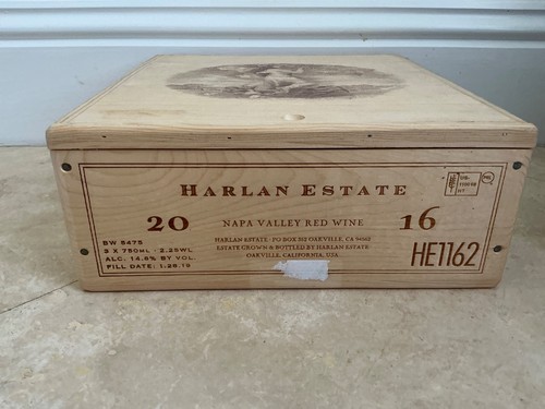 Scatola vuota vino harlan - scatola,