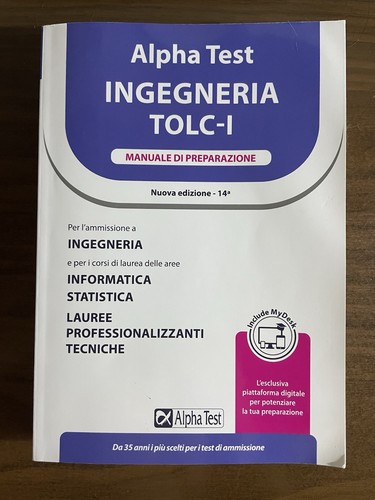 Alpha test ingegneria - test, tolc-i
