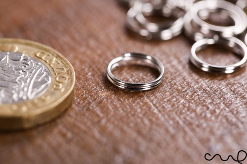 10mm small round split - 50,