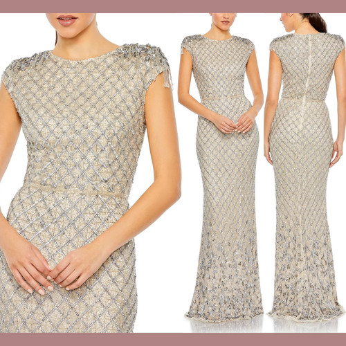 Abito colonna mac duggal - a,