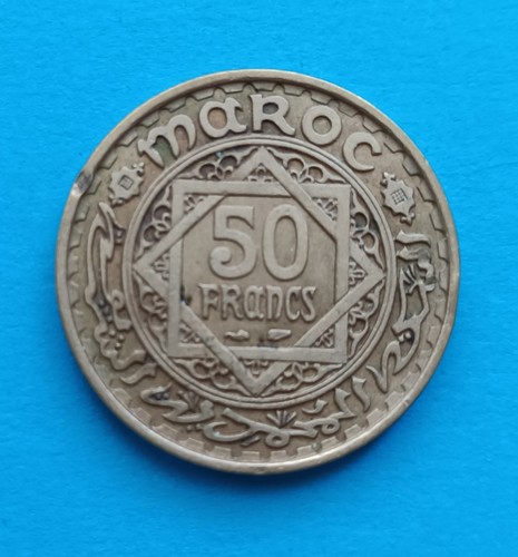 Moneta marocco franchi 1371 - 50,