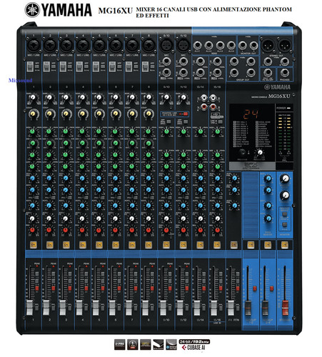 Yamaha mg16xu mixer canali - mixer, 16