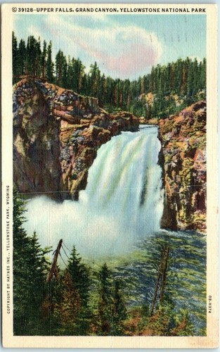 Cartolina upper falls grand - cartolina, falls,