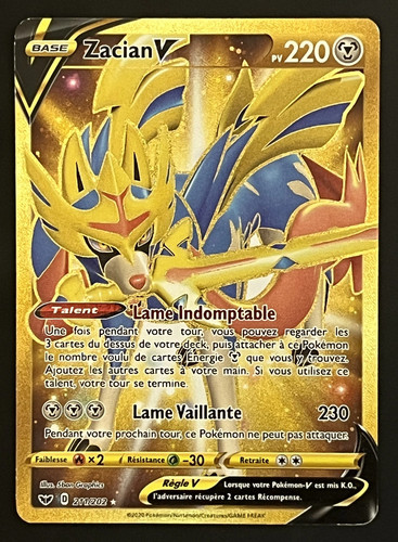 Zacian 211 202 - 🇫🇷, gold