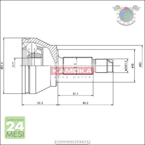 Kit giunto omocinetico - , kamoka
