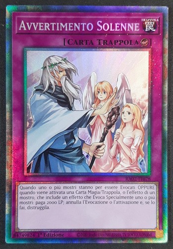 Avvertimento solenne rara - avvertimento,