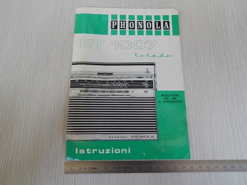 Manuale uso originale phonola - uso,