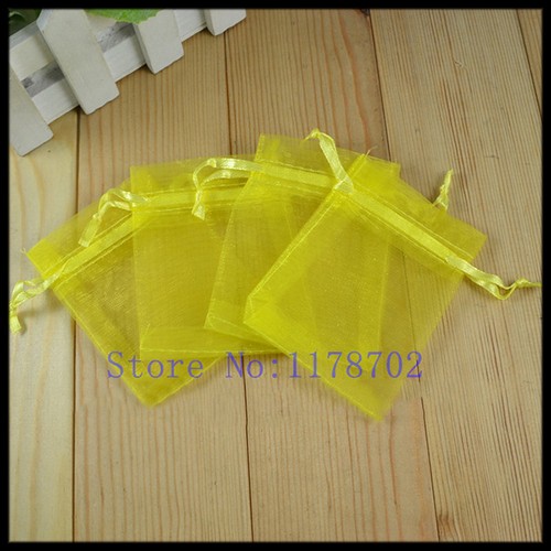 100 sacchetti organza gialli - sacchetti,