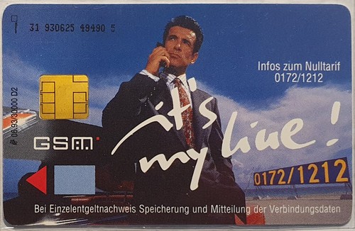 Sim karte aus - sim, deutschland