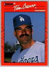 1990 donruss tim crews - tim, los