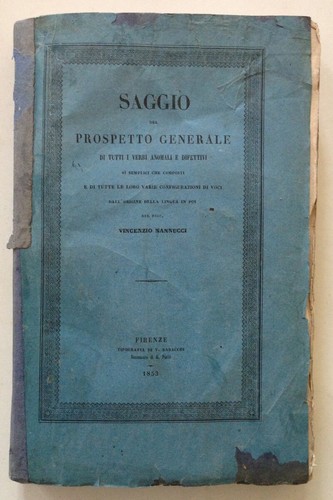 Nannucci saggio del - saggio,