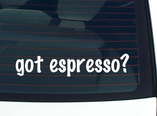 Hai espresso decalcomania - hai, espresso?