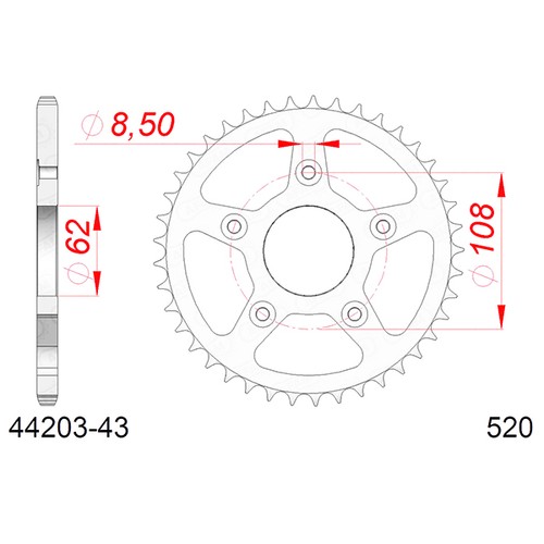 Corona afam acciaio p520 - corona,