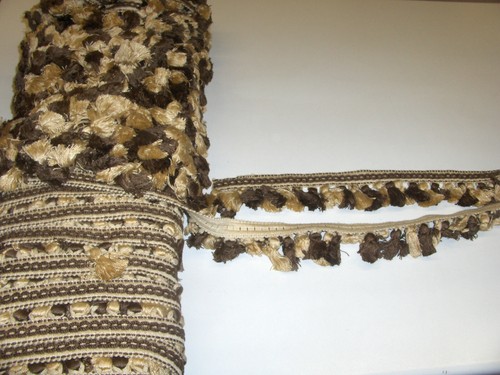 Passamaneria brown frangia - passamaneria,