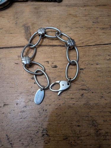 Bracciale acciaio moschino - bracciale,