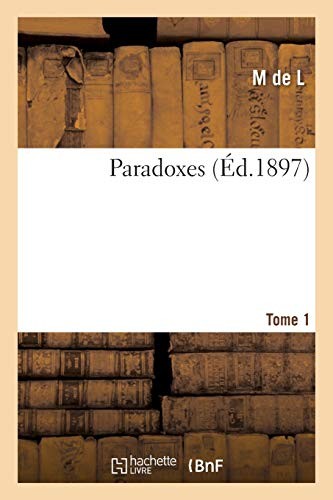 Paradoxes tome 1 - tome, by